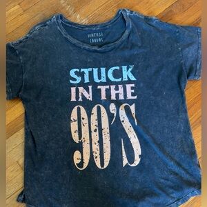 'Stuck in the 90's' Black T-Shirt